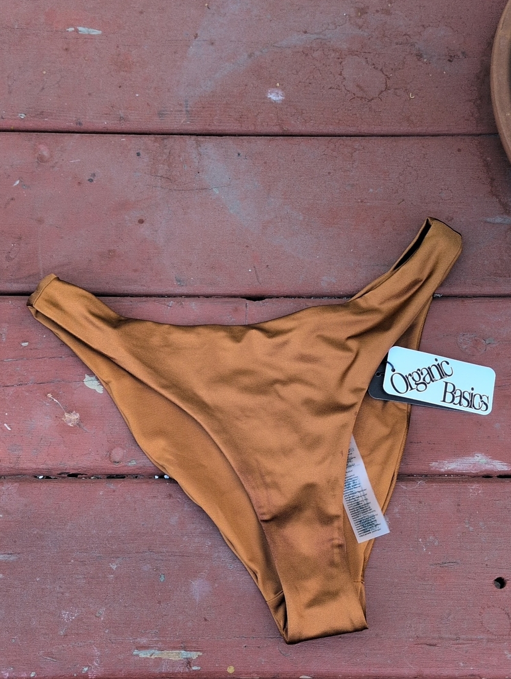Organic Basics Solar Swim Cheeky Bikini Bottoms-size Small